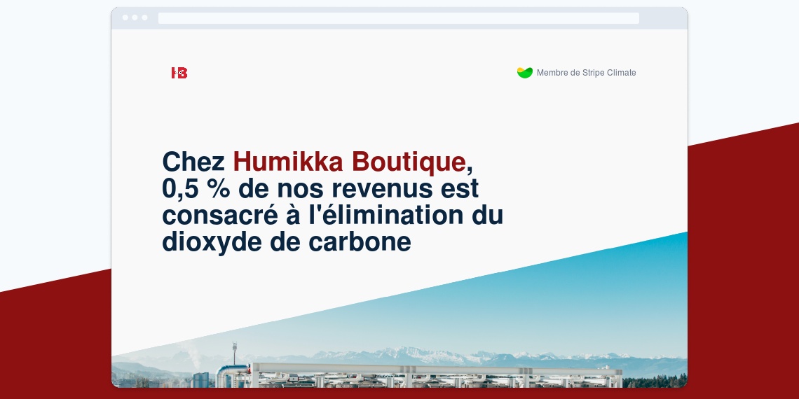 Humikka Boutique notre engagement pour l limination du CO