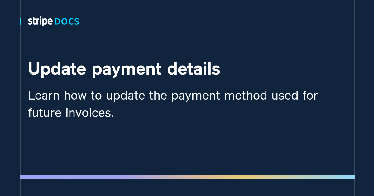 update-payment-details-stripe-documentation