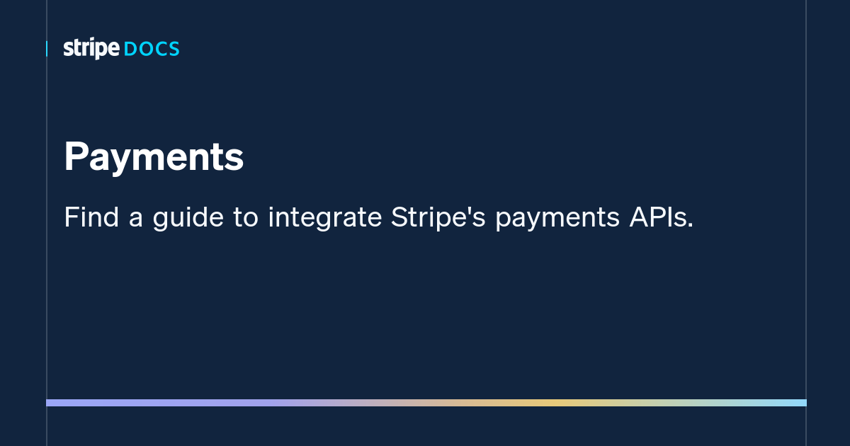 Payments